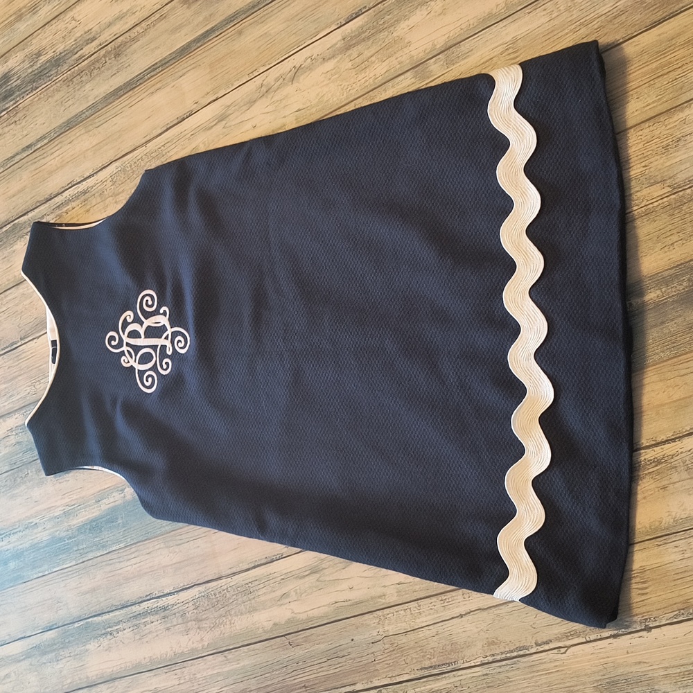 Bailey Boys - Girls Navy with White Trim Dress Sz 6
